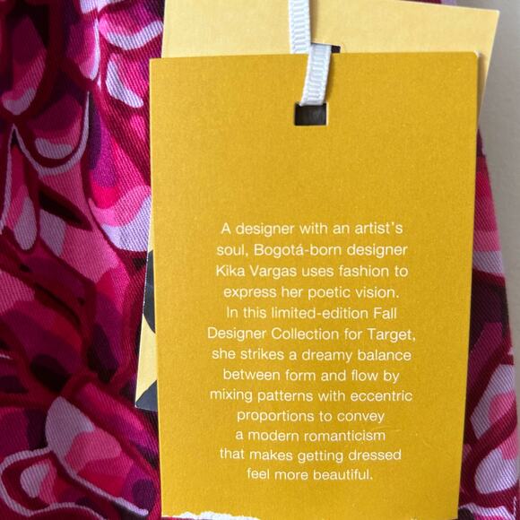 Kika Vargas x Target Mum Floral Scallop Edge Mini Skirt Size 4 NWT Pink Floral - Picture 5 of 10